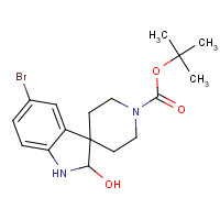 873779-30-7 5-BROMO-1,2-DIHYDRO-2-OXO-SPIRO[3H-INDOLE-3,4'-PIPERIDINE]-1'-CARBOXYLIC ACID 1,1-DIMETHYLETHYL ESTER chemical structure