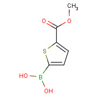 876189-21-8 THIOPHENE-2-CARBOXYLIC ACID METHYL ESTER-5-BORIC ACID chemical structure
