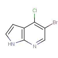 876343-82-7 5-Bromo-4-chloro-1H-pyrrolo[2,3-b]pyridine chemical structure