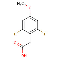 886498-98-2 2,6-difluoro-4-methoxyphenylacetic acid chemical structure