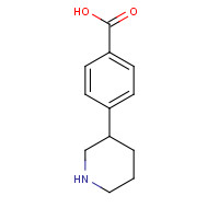 889942-43-2 3-(4-CARBOXYPHENYL)PIPERIDINE chemical structure