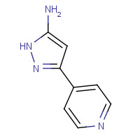 91912-53-7 5-PYRIDIN-4-YL-2H-PYRAZOL-3-YLAMINE chemical structure
