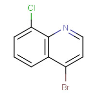 927800-40-6 4-BROMO-8-CHLOROQUINOLINE chemical structure