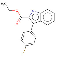 93957-39-2 3-(4'-FLUOROPHENYL)INDOLE-2-CARBOXYLIC ACID ETHYL ESTER chemical structure