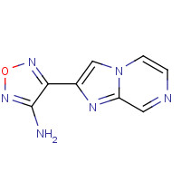 1031927-02-2 3-Amino-4-imidazo[1,2-a]pyrazin-2-yl-1,2,5-oxadiazole chemical structure
