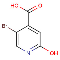 913836-16-5 5-BROMO-2-HYDROXY-4-PYRIDINECARBOXYLIC ACID chemical structure