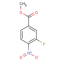 185629-31-6 METHYL 3-FLUORO-4-NITROBENZENECARBOXYLATE chemical structure