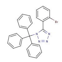 143945-72-6 5-(2-Bromophenyl)-1-(triphenylmethyl)-1H-tetrazole chemical structure