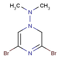 84539-07-1 3,5-DIBROMO-N,N-DIMETHYLPYRAZINAMINE chemical structure