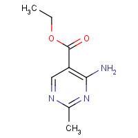 5472-46-8 ethyl 4-amino-2-methylpyrimidine-5-carboxylate chemical structure