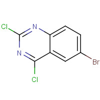 102393-82-8 6-BROMO-2,4-DICHLOROQUINAZOLINE chemical structure