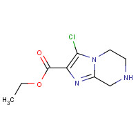 903130-23-4 ETHYL 3-CHLORO-5,6,7,8-TETRAHYDROIMIDAZO[1,2-A]PYRAZINE-2-CARBOXYLATE chemical structure