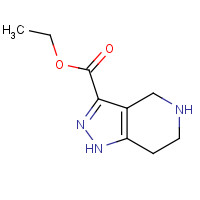 926926-62-7 1H-Pyrazolo[4,3-c]pyridine-3-carboxylic acid,4,5,6,7-tetrahydro-,ethyl ester chemical structure