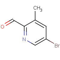 376587-53-0 5-BROMO-3-METHYL-2-PYRIDINECARBALDEHYDE chemical structure