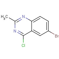 351426-04-5 6-BROMO-4-CHLORO-2-METHYL-QUINAZOLINE chemical structure