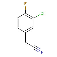 658-98-0 3-Chloro-4-Fluorobenzyl  Cyanide chemical structure