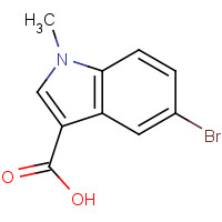 400071-95-6 5-bromo-1-methyl-1H-indole-3-carboxylicacid chemical structure
