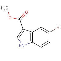 773873-77-1 5-BROMO-1H-INDOLE-3-CARBOXYLIC ACID METHYL ESTER chemical structure