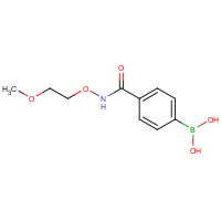 850568-24-0 4-[(2-METHOXY-ETHOXY)AMINOCARBONYL]BENZENEBORONIC ACID chemical structure