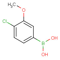 89694-47-3 (4-CHLORO-3-METHOXYPHENYL)BORONICACID chemical structure