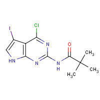 149765-16-2 Propanamide,N-(4-chloro-5-iodo-7H-pyrrolo[2,3-d]pyrimidin-2-yl)-2,2-dimethyl- chemical structure