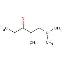 51690-03-0 1-Dimethylamino-2-methylpentan-3-one chemical structure