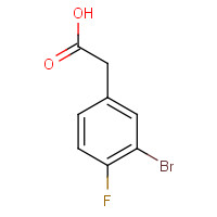 194019-11-9 3-BROMO-4-FLUOROPHENYLACETIC ACID chemical structure