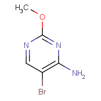 148214-56-6 5-BROMO-2-METHOXYPYRIMIDIN-4-YLAMINE chemical structure