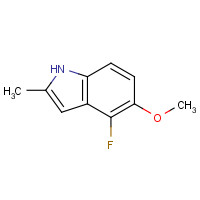 288385-93-3 4-Fluoro-5-methoxy-2-methyl-1H-indole chemical structure