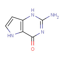 65996-58-9 4H-Pyrrolo[3,2-d]pyrimidin-4-one,2-amino-1,5-dihydro-(9CI) chemical structure