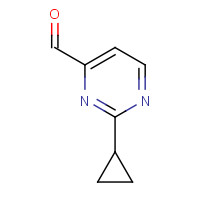 948549-81-3 2-Cyclopropylpyrimidine-4-carbaldehyde chemical structure