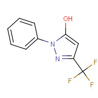 96145-98-1 2-Phenyl-5-trifluoromethyl-2H-pyrazol-3-ol chemical structure