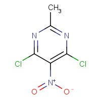 13162-43-1 4,6-Dichloro-2-methyl-5-nitropyrimidine chemical structure