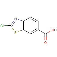 3855-95-6 2-CHLORO-1,3-BENZOTHIAZOLE-6-CARBOXYLIC ACID chemical structure
