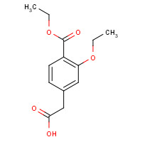 99469-99-5 3-Ethoxy-4-ethoxycarbonyl phenylacetic acid chemical structure