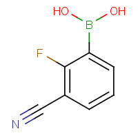 957121-05-0 3-Borono-2-fluorobenzonitrile chemical structure