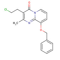 147687-17-0 9-Benxyloxy-3-(2-Chloro ethyl)-2-methyl pyrido[1,2-a]pyrimidine-4-one chemical structure