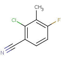 796600-15-2 2-chloro-4-fluoro-3-methylbenzonitrile chemical structure