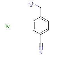 15996-76-6 4-(Aminomethyl)benzonitrile hydrochloride chemical structure