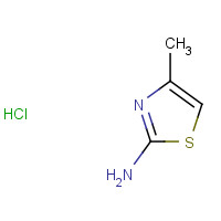 6142-15-0 2-AMINO-4-METHYLTHIAZOLE HYDROCHLORIDE chemical structure