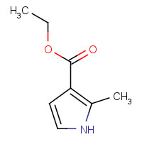 936-12-9 2-METHYL-1H-PYRROLE-3-CARBOXYLIC ACID ETHYL ESTER chemical structure