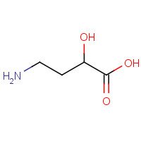 13477-53-7 2-Hydroxy-4-amino butanoic acid chemical structure