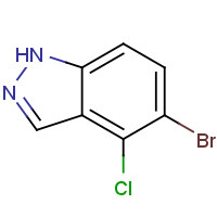 1082041-90-4 5-Bromo-4-chloro-1H-indazole chemical structure