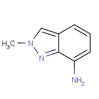 90223-02-2 2-METHYL-2H-INDAZOL-7-YLAMINE chemical structure