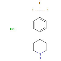 574008-73-4 4-(4-(TRIFLUOROMETHYL)PHENYL)PIPERIDINE HYDROCHLORIDE chemical structure