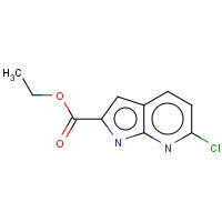 287384-84-3 ETHYL 6-CHLORO-7-AZAINDOLE-2-CARBOXYLATE chemical structure
