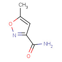 3445-52-1 5-methylisoxazole-3-carboxamide chemical structure