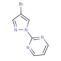 857641-46-4 2-(4-BROMO-1H-PYRAZOL-1-YL)PYRIMIDINE chemical structure