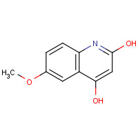 14300-45-9 2,4-DIHYDROXY-6-METHOXYQUINOLINE chemical structure