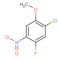 84478-76-2 1-CHLORO-5-FLUORO-2-METHOXY-4-NITROBENZENE chemical structure